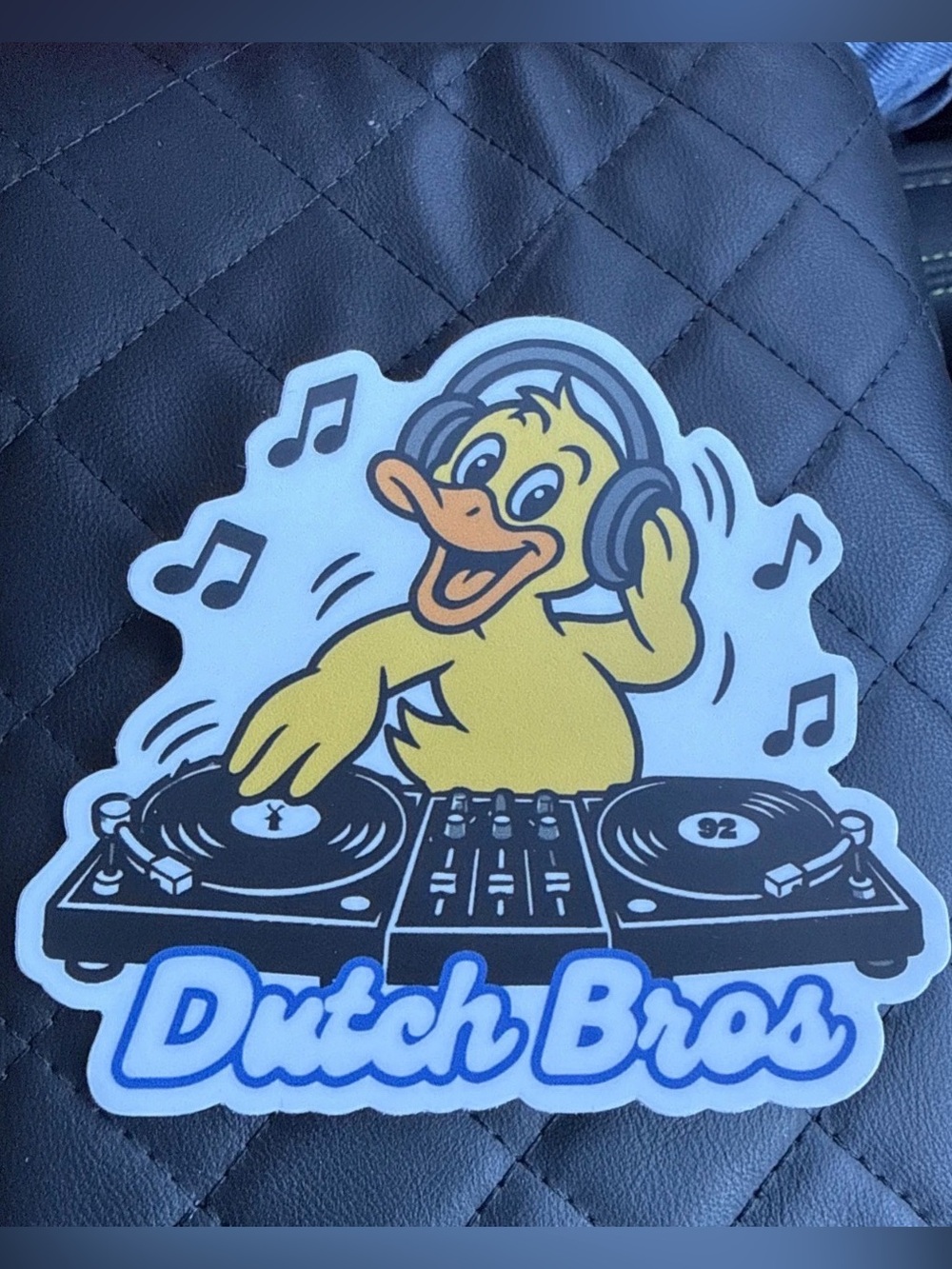 Dutch Bros - Duck DJ Sticker - Lonely Ghost Pop Up - San Tan Valley, AZ - RARE